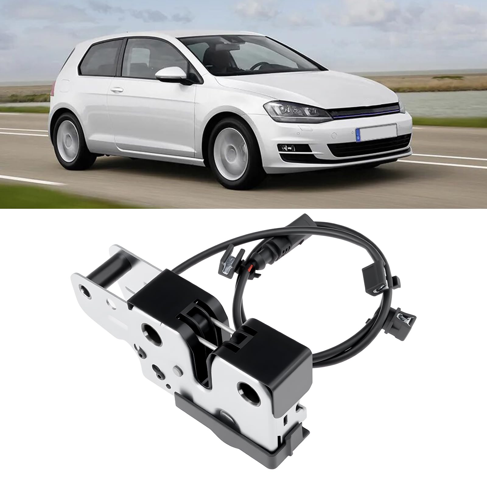 Serrure de Capot 1K1823509E Compatible avec VW Golf Mk5 2003-2009