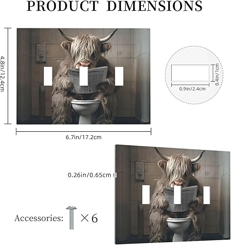 Vista 473 de Cubiertas decorativas de salida de estrella de mar playera, tablero de madera azul de concha de mar de 1 banda, decoración individual GFCI, placa