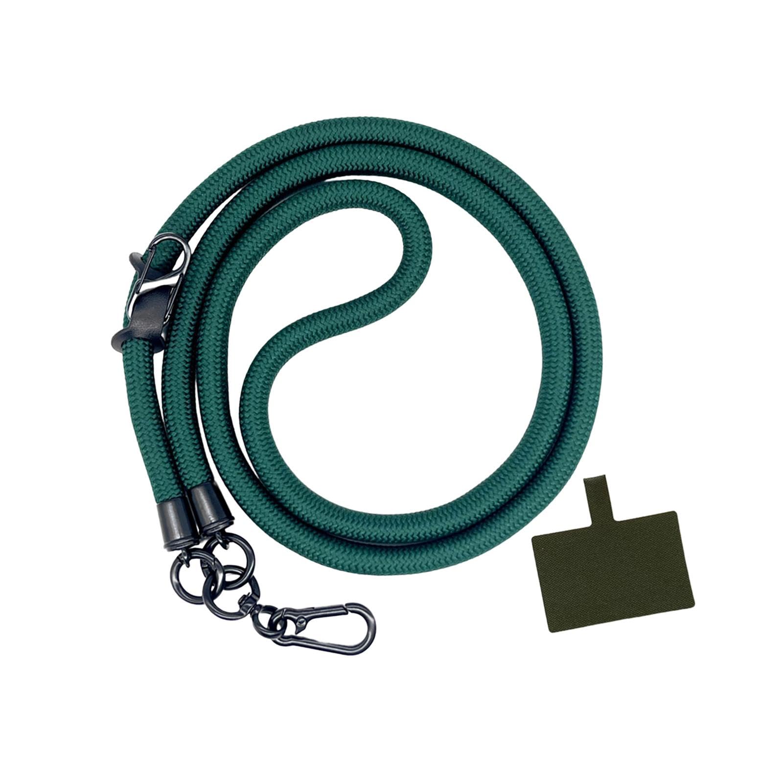 Phone Lanyard Durable Strong Phone Tether for Id Card Smartphones Key Holder Dark Green-image-44