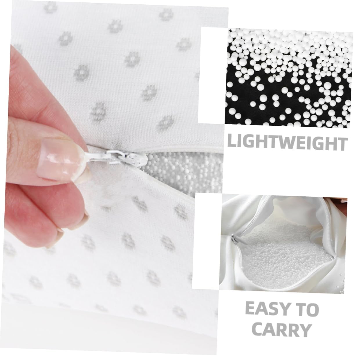 Ipetboom Bean Bag Fillers Soft Shredded Foam Particles Sofa Stuffing Lightweight Filling Balls for Comfortable Seating and Multi Use