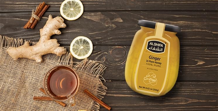 Amazon.com : ALSHIFA Ginger Honey 8.81oz (250g) | Pack of 1