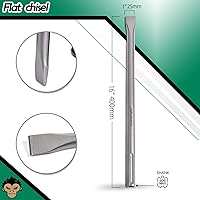 Vista 4 de Monkey King Bar SDS Max Bits - Juego de cinceles de 16 pulgadas, 3 brocas de mampostería para todos los taladros de martillo de marca, punta, escala