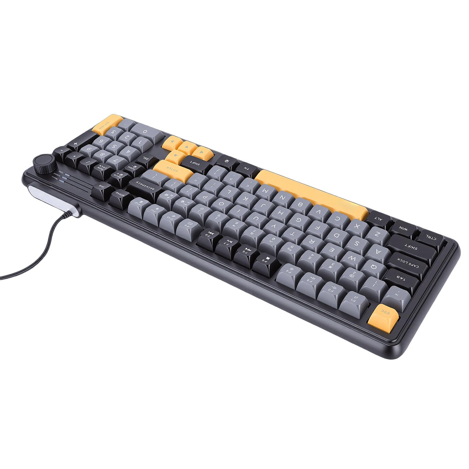 Clavier rétroéclairé à membrane avec bouton pour éviter la fatigue - 8