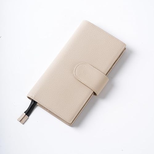 Smartfee Funda de planificador B6 con cremallera y bolsillo trasero grande, cuero con estampado de cocodrilo (viteline de cocodrilo)