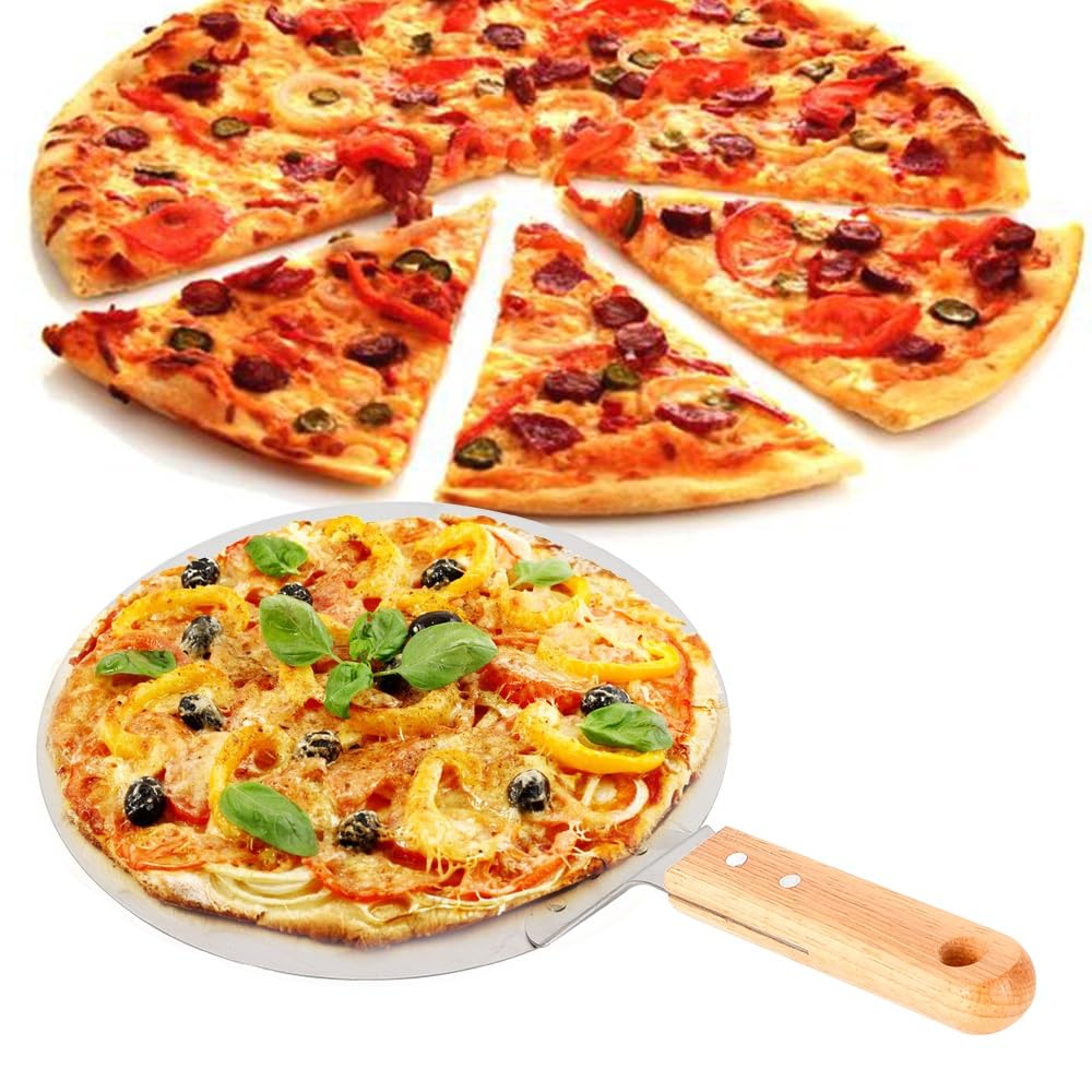 Pala Per Pizza Spatola for pizza professionale lavabile in lavastoviglie for un perfetto trasferimento della torta. Pala for antiaderente for la cottura del pane for fatto in casa