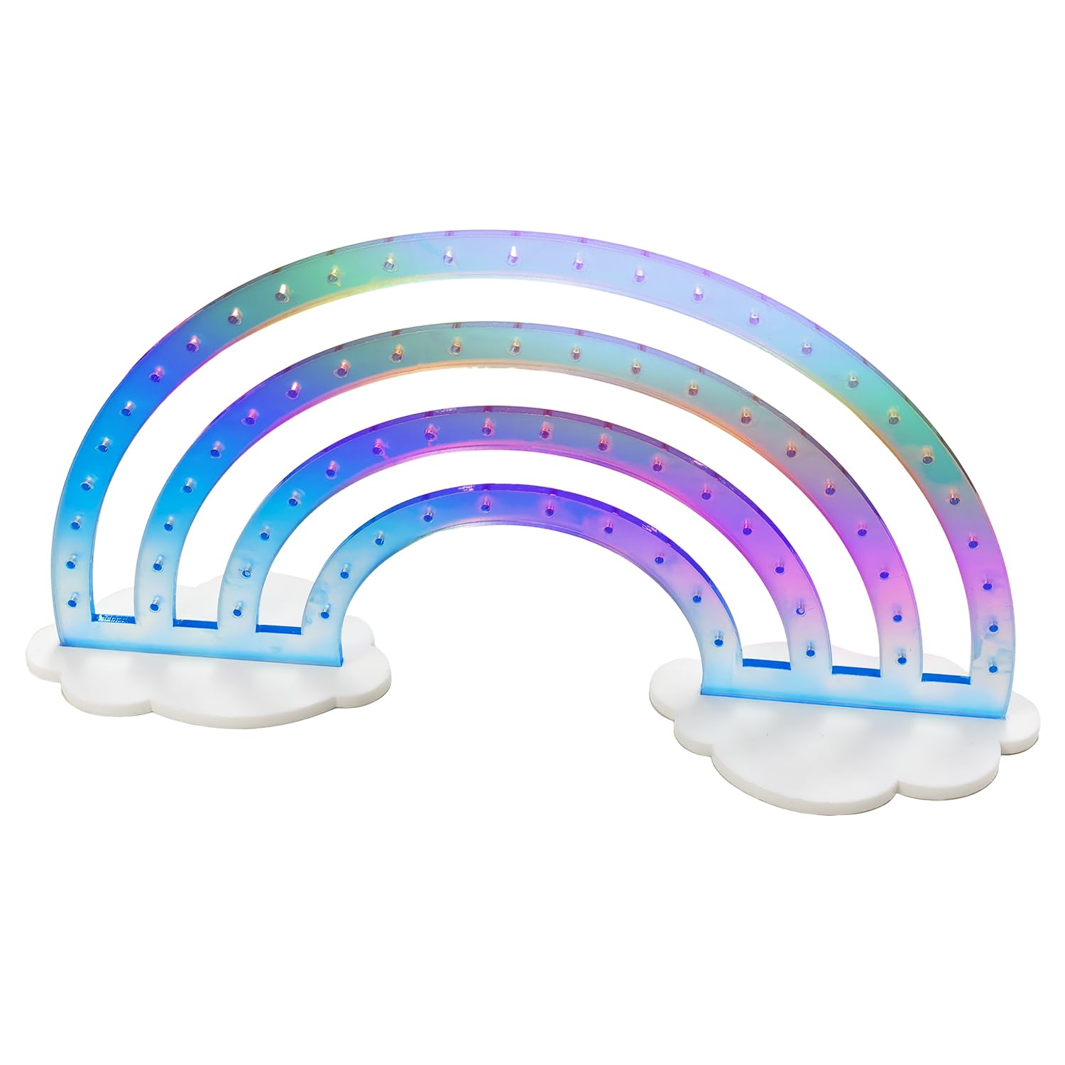 1 Piece Of Rainbow-Shaped Jewelry Rack, Acrylic Jewelry Storage Rack, Jewelry Display Rack, Creative And Durable Jewelry Rack