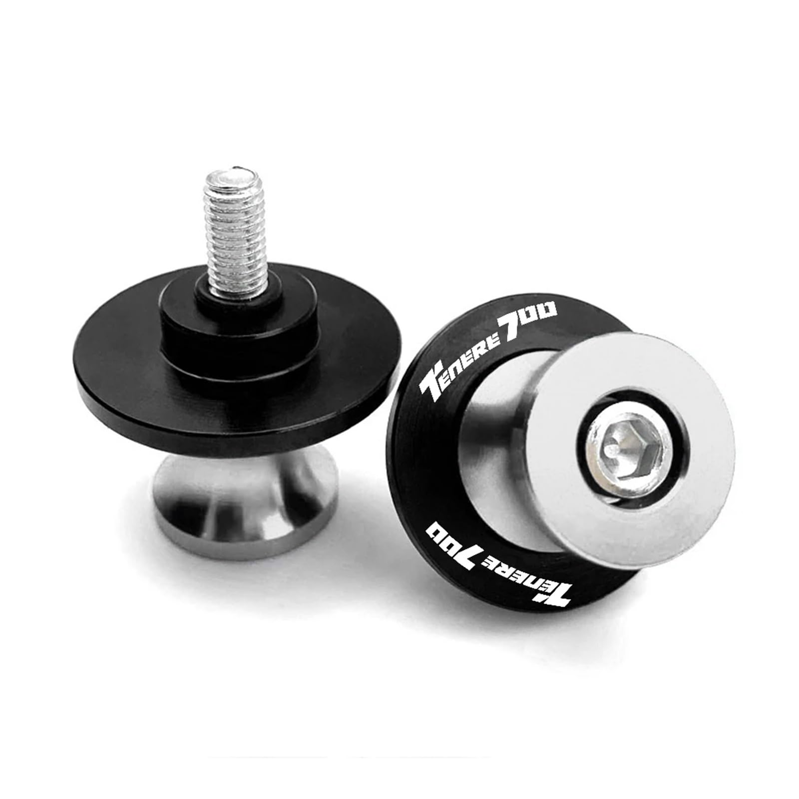 Fsjgbnhokvn C Motorcycle Paddock Stand Spool Sliders For Tenere700 Xtz690 2019-2023 Motorcycle Accessories 6Mm Swingarm Spool Slider Stand Screws(C)