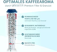 UNIWATER 4db Vízszűrő Patron Jura Kávéfőzőhöz 2009-ig Fehér Patron 2