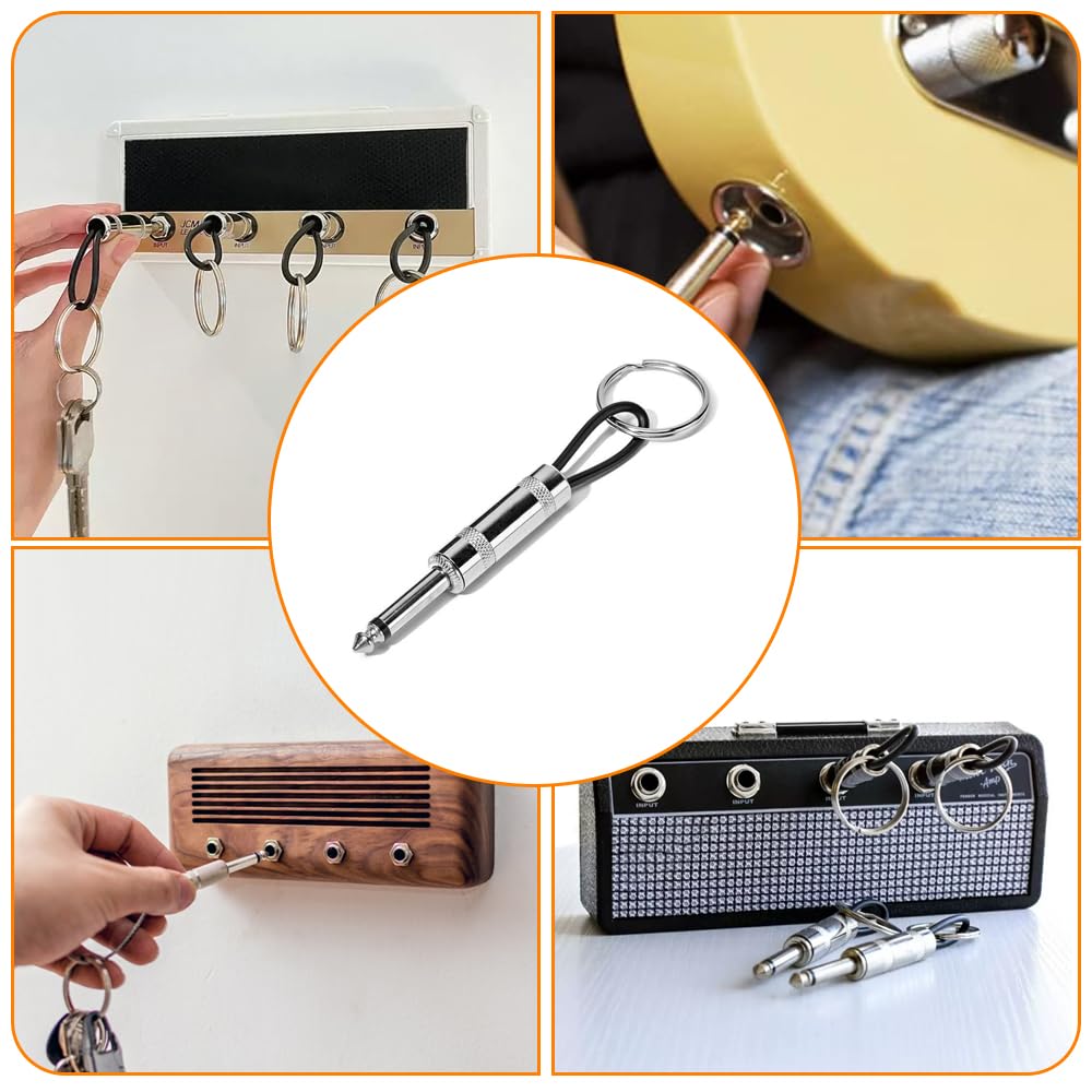 Portachiavi Marshall Per Chitarra - 5 Pezzi Con Spinotto JCM800 | Portachiavi Metallico Per Appassionati Musica - Foto 3