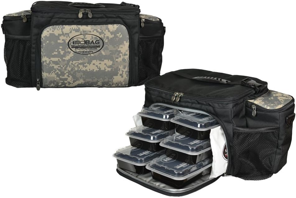 Isobag 6 Meal Military Edition - Accent Camouflage (Black/US Army)