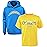 Outerstuff NFL Youth 8-20 Polyester Performance Primary Logo Hoodie & T-Shirt 2 Pack Set (10-12, Los Angeles Chargers)