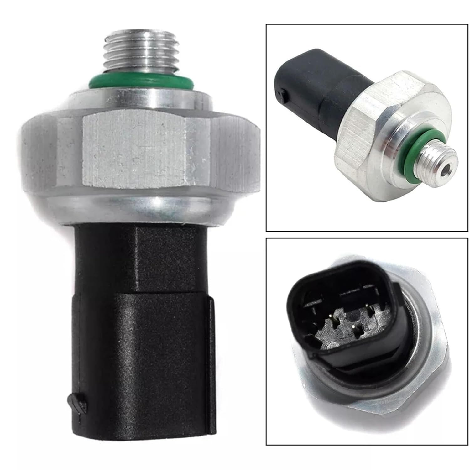 Car Air Pressure Switches, for Benz, for W203 CL203 S203 W204 C204 S204 Car Air Conditioning Aircon Pressure Sensor A/C Pressure Sensor Transducer Switch