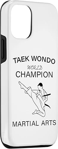 Vista 3 de iPhone 13 Pro Teak Wondo Campeón Mundial - Artes Marciales - Funda de combate MMA