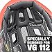 VICTGOAL Bike Helmet Padding Kit, Replacement Foam Pads Padding Set Bicycle Helmet Cushions Mats Liner for VG110/VG112 Model (VG112-GY)