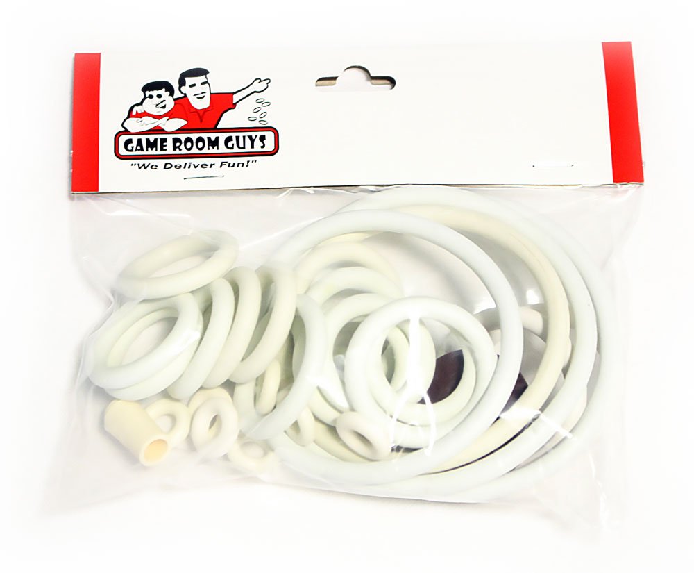 Game Room Guys Gottlieb Big Top Pinball White Rubber Ring Kit