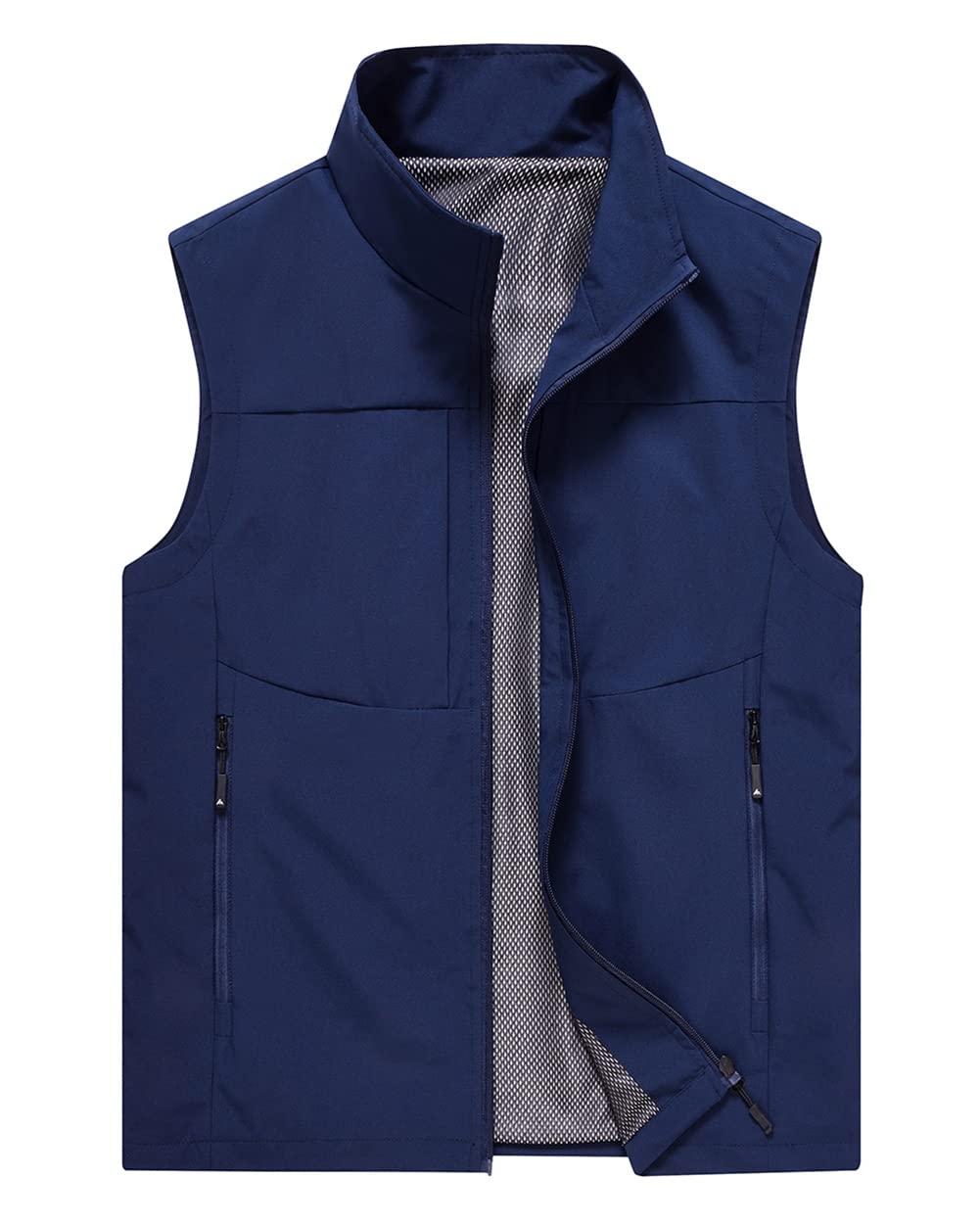 Uomo Gilet da Caccia Multitasche Giacca ad Asciugatura Rapida Gilet da Pesca Traspirante Fotografia Giubbino da Lavoro Gilet da Campeggio
