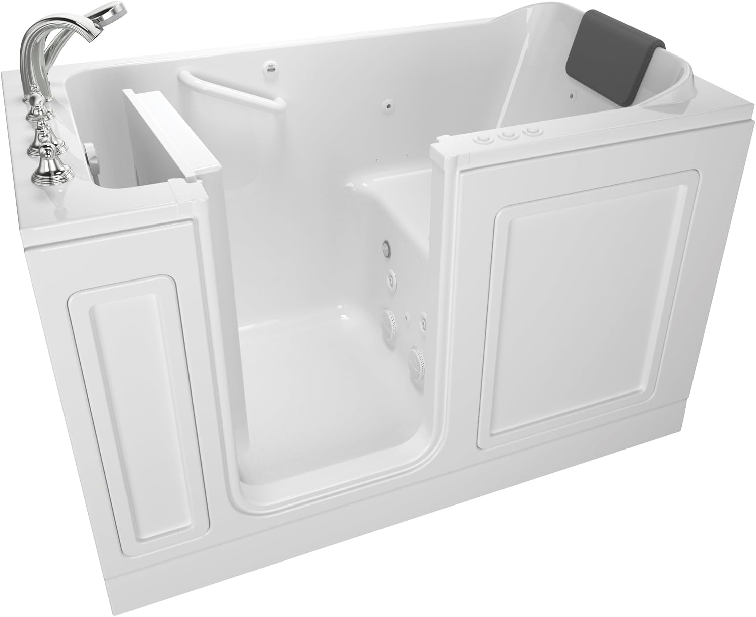 American Standard 3260.219.CLW Acrylic Luxury Series 32" x 60" Walk-In Bathtub with Air Spa and Whirlpool Massage systems, White