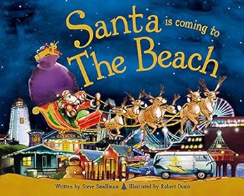 Hardcover Santa Is Coming to the Beach Book