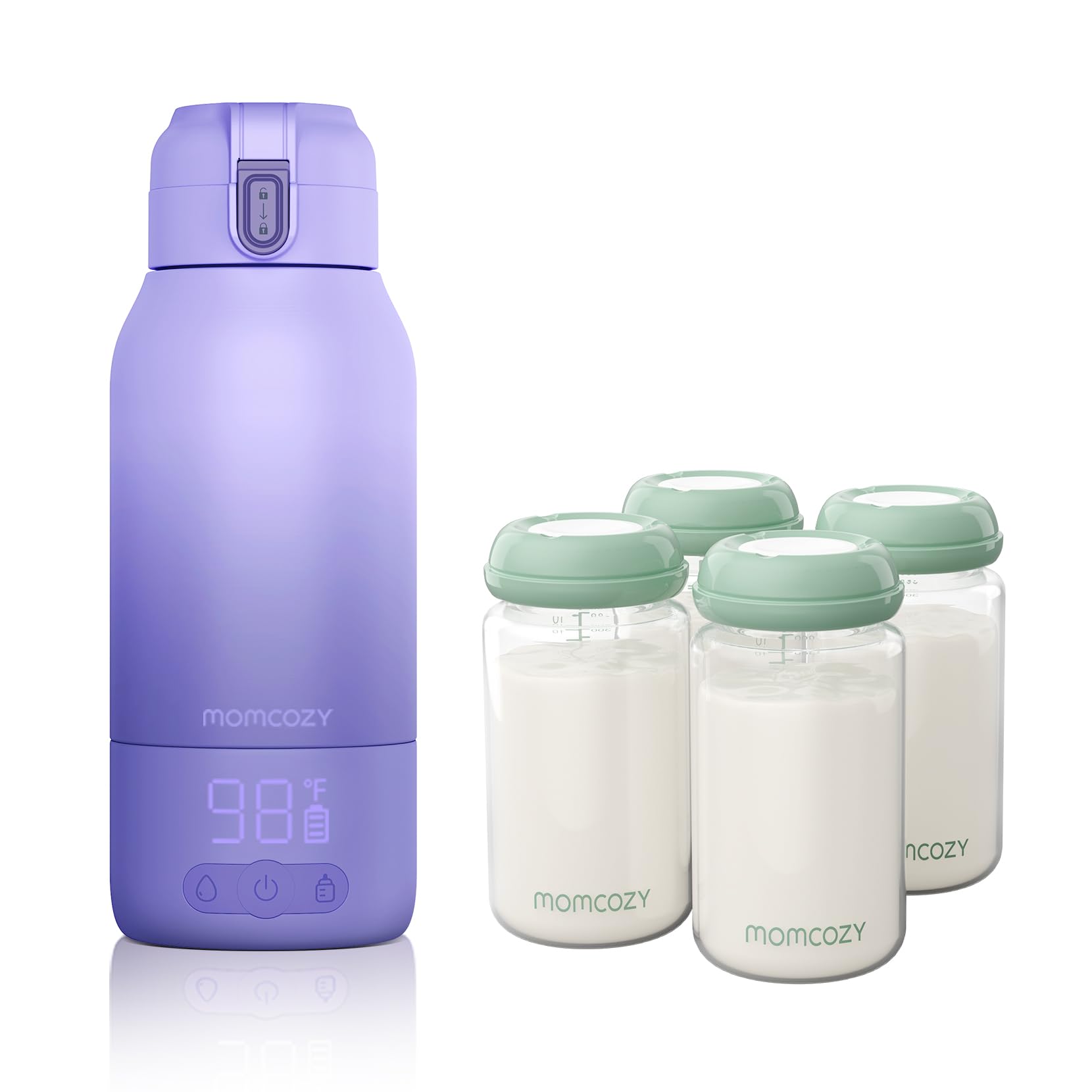 Amazon.com : Momcozy 17oz Portable Milk Warmer for Travel & 10oz