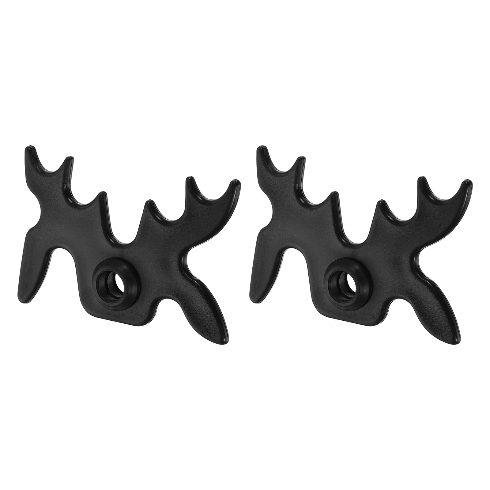 YELARXI Billiard Bridge Head, Pool Cue Stick Bridge Slip-on Plastic Cue Rests Multifunction Billiard Accessories Black - Fitting For(Pool Table/Home/Club/Party/Practice/Match)