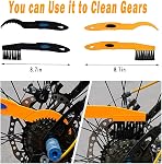 Precision Bicycle Cleaning Brush Tool,Bike Cleaning Tool Set Including Bike Chain Scrubber, Suitable for Mountain, Road, City, Hybrid,BMX Bike and Folding Bike,10 Pieces
