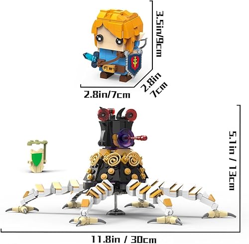 Miniatura 9 de LordBiulder Legend Guardian - Juego de construcción de figuras de acción con enlace, regalos para niños de 6 a 12 años, 557 piezas