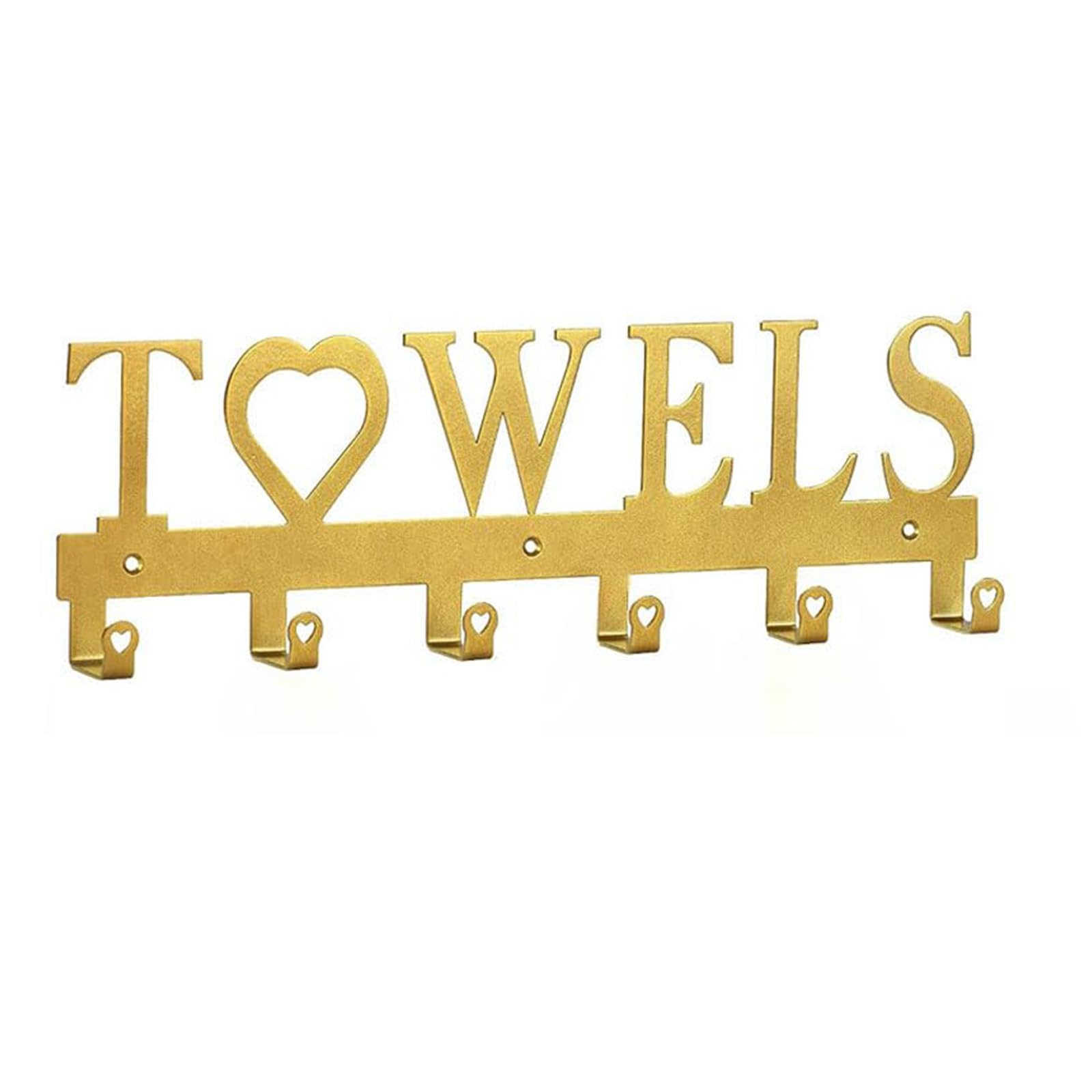 Murye Multicolor Duty Stainless Steel Towel Hook Set Of 5 Hooks Wide Towel Hanger Perfect For Organizing Bathrobes And Linens