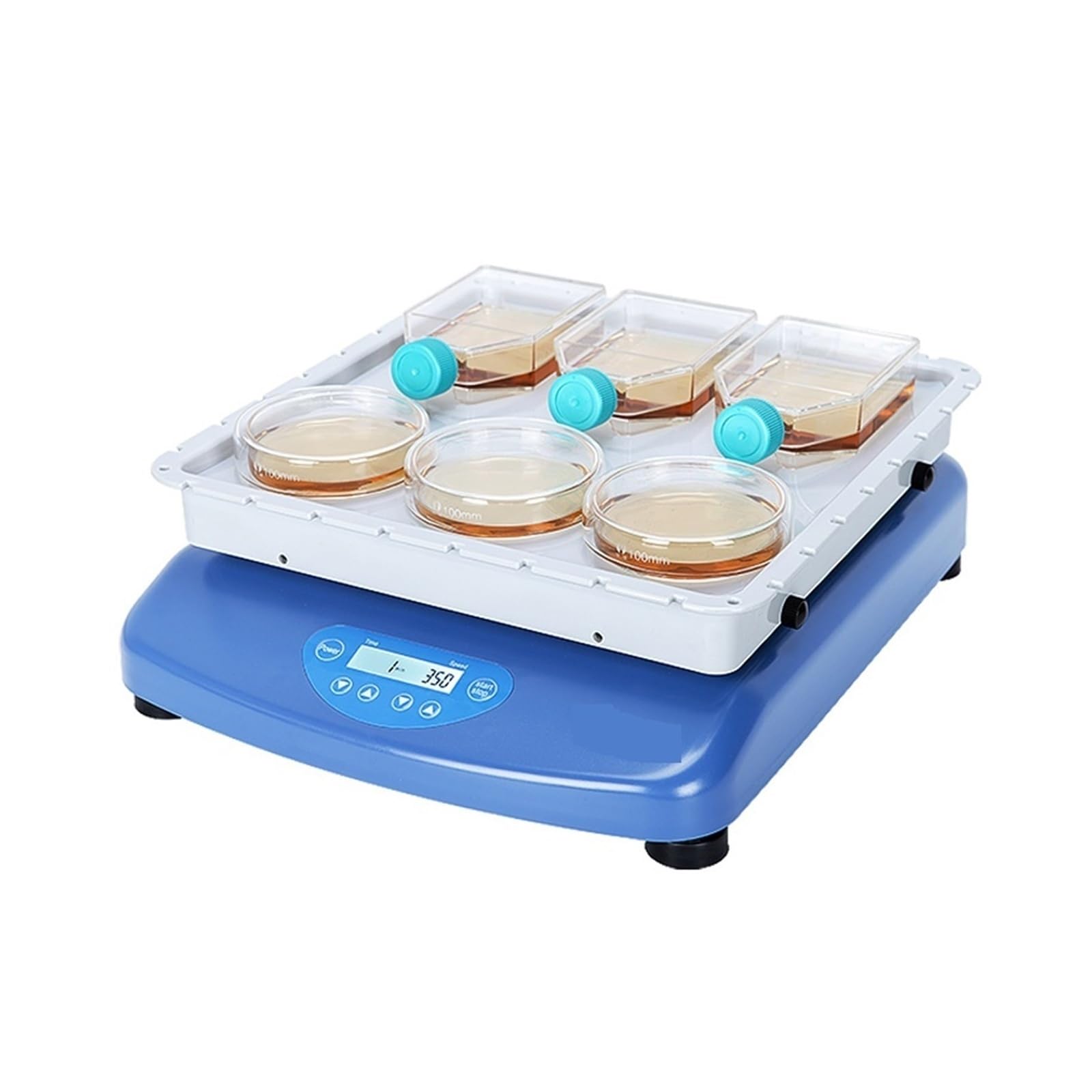 Laboratoryjny oscylator orbitalny z regulowaną prędkością i funkcją pomiaru czasu, mieszadło laboratoryjne, wielofunkcyjny mikser wahadłowy do laboratoriów, badań(Fixture)