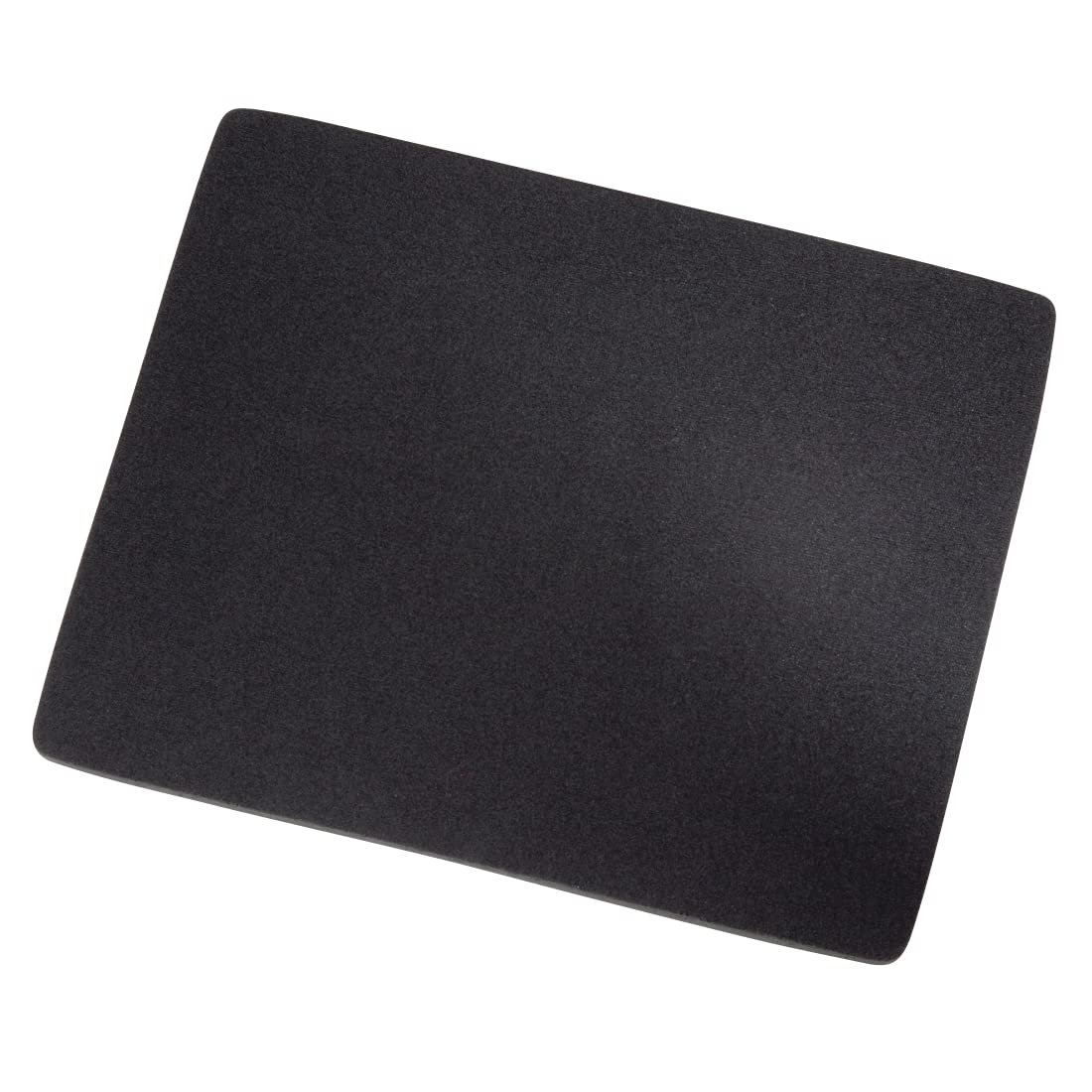 Hama Mouse Mat (Mousepad Mouse Mat 22.3 x 18.3 cm, Ultra Slim, Ideal for Office or Video Games, Non-Slip Backing, Durable) Black