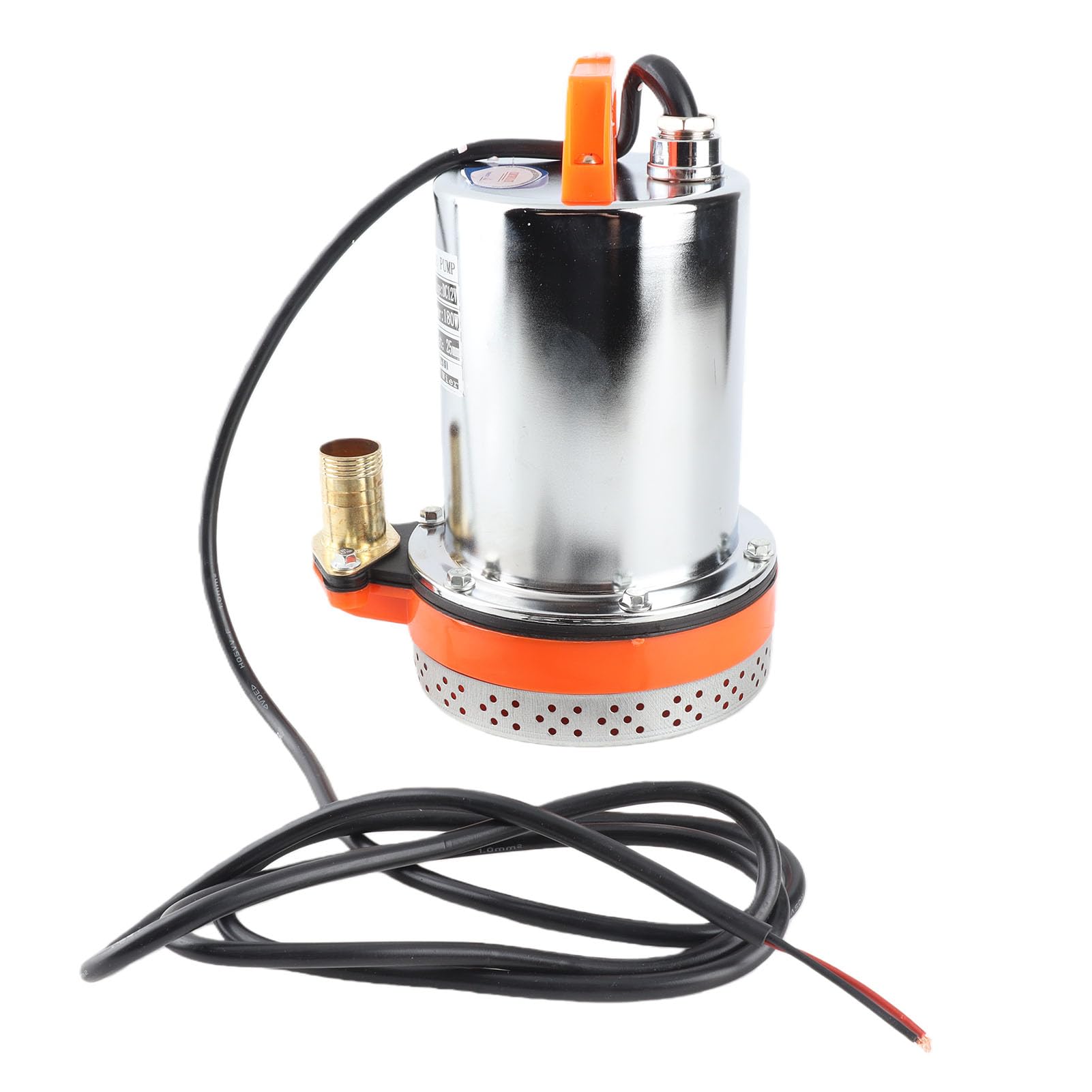 Pompa Sommergibile DC 12V Pompa Ad Acqua Solare Pompa Ad Acqua Sommergibile Solare a Piccola Batteria Ideale per Irrigazione, Acquacoltura e Drenaggio di Piscine, Sollevamento