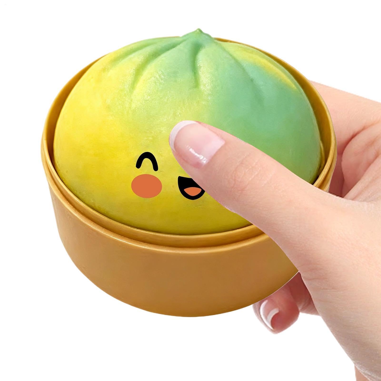 Bola Anti-Estrés Brillantina Dumpling - Amasable para Aliviar el Estrés | Peluche Anti-estrés para Amasar - para Estudio Trabajo Viaje Oficina Casa Coche Sala de Espera Meditación Regalos para Niños A — view 11
