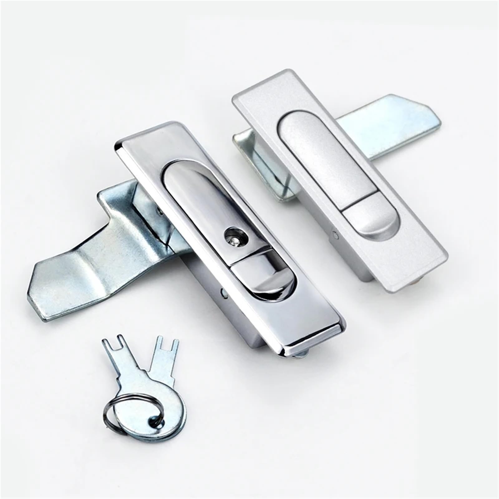 Bmkgodn No Key Cabinet Lock， Ab509 Plane Lock Distribution Box Cabinet Door Locks Industrial Machinery And Equipment 1Pcs(No Key)