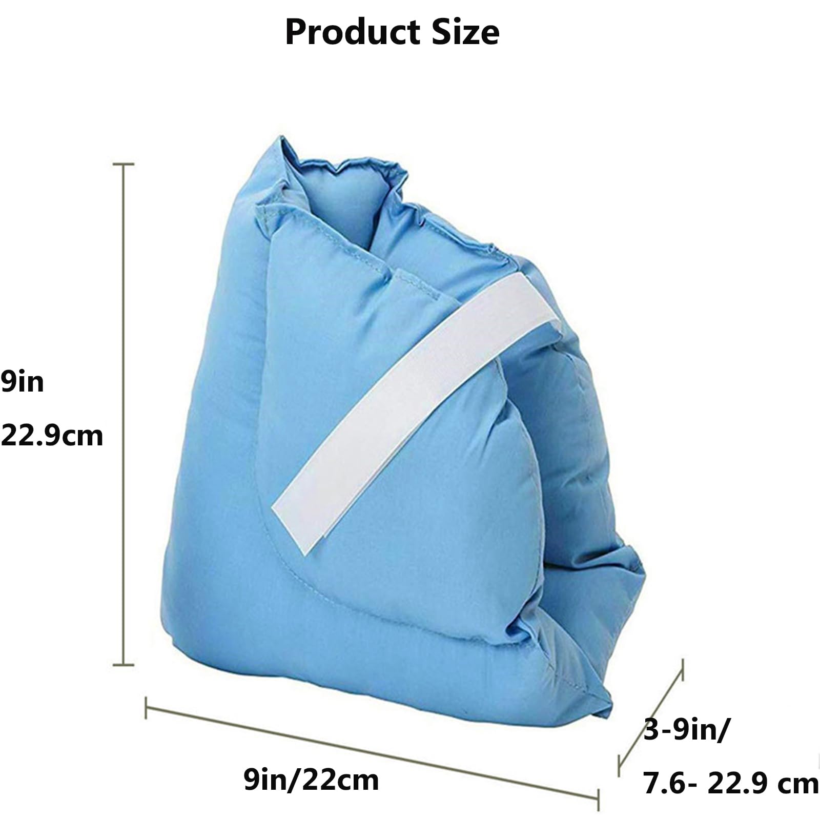 Oreiller Protecteur De Coussin De Talon D'assistance, Oreiller De Pied Doux Pour Les Escarres Et Les Escarres De Lit, Coussins De Talon Pour Soulager La Douleur Au Talon