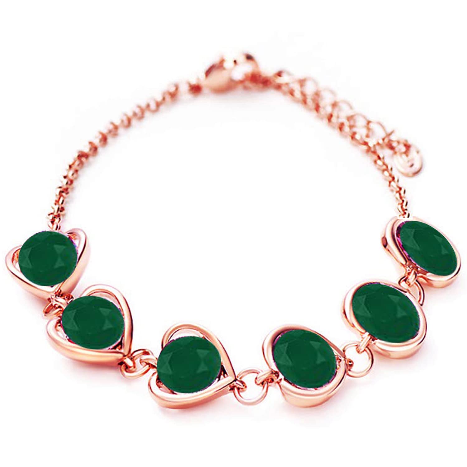 See full amazon price history chart for Okos Crystal Jewellery Valentines Day Special Rose Gold Plated Linking Hearts Adjustable Alloy Bracelet Beautified With Green Crystal Stones For Girls And Women BR1000044GRN Okos Crystal Jewellery Valentines Day Special Rose Gold Plated Linking Hearts Adjustable Alloy Bracelet Beautified With Green Crystal Stones For Girls And Women BR1000044GRN (B09QM9BQ8T) Amazon Price History, Amazon Price Tracker