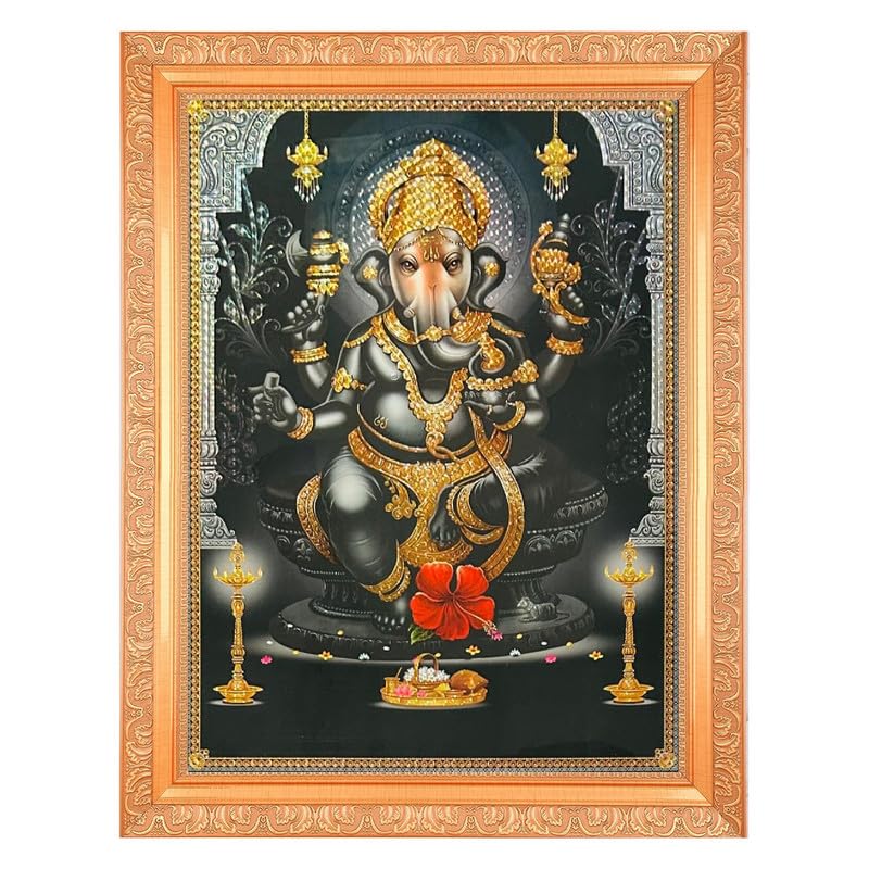 Ganesh photo effet cristal pour créer un coin zen dans votre salon