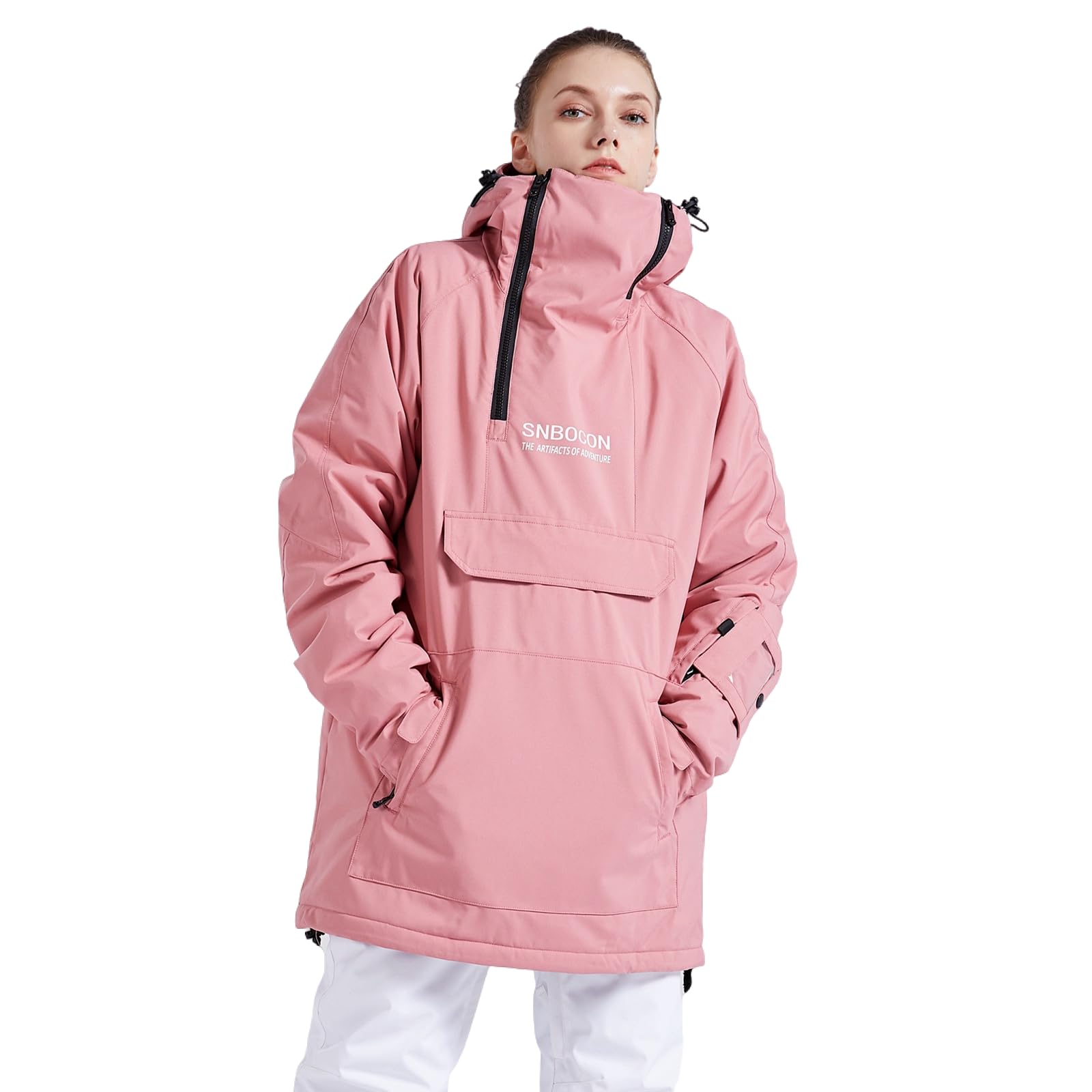 Bluemagic SkiJacken Skianzüge Schneeanzüge für Damen, Outdoorjacke Softshelljacken Outdoor Funktionsjacke, Winddicht Warm und Atmungsaktiv
