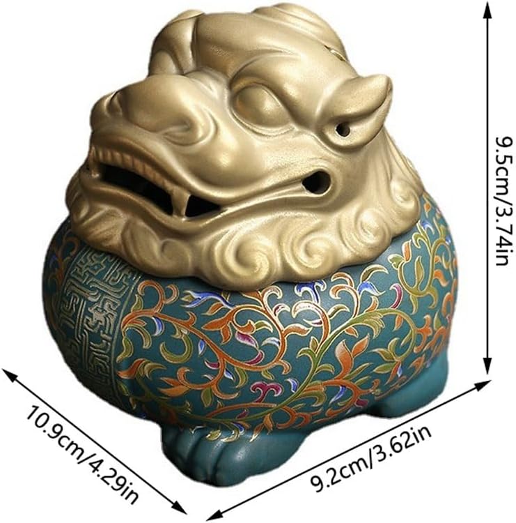 Incense Burner Creative Incense Holder Ceramic Incense Burner Handicraft Ornaments Meditation Accessories Incense Burner Backflow Incense Burner