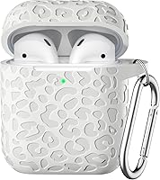 Vista 27 de Funda con Grabado de Leopardo para Estuche de AirPods 4 2024, Funda Protectora de Silicona Suave Compatible con Estuche de Apple AirPods de 4ª