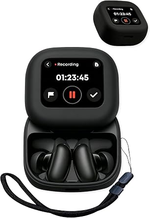 Case for Anker Soundcore Liberty 5 Pro Max Earbuds, UYRUREL Skin-Friendly Silicone Shockproof Protection Case, Soft,Durable,Scratch and Drop Resistant,with Lanyard,Black.