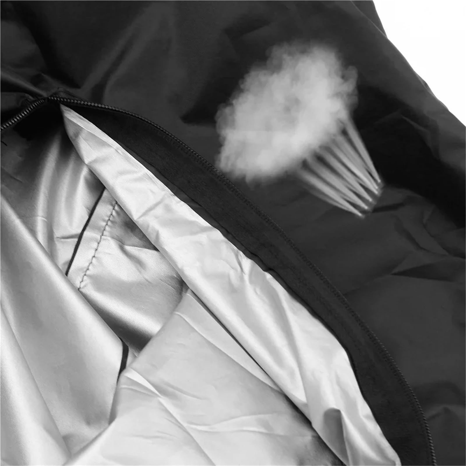 Borsa portaoggetti for cuscini for mobili da giardino in tessuto Oxford 210D, impermeabile, resistente agli strappi Per Cuscini(116x47x51cm)