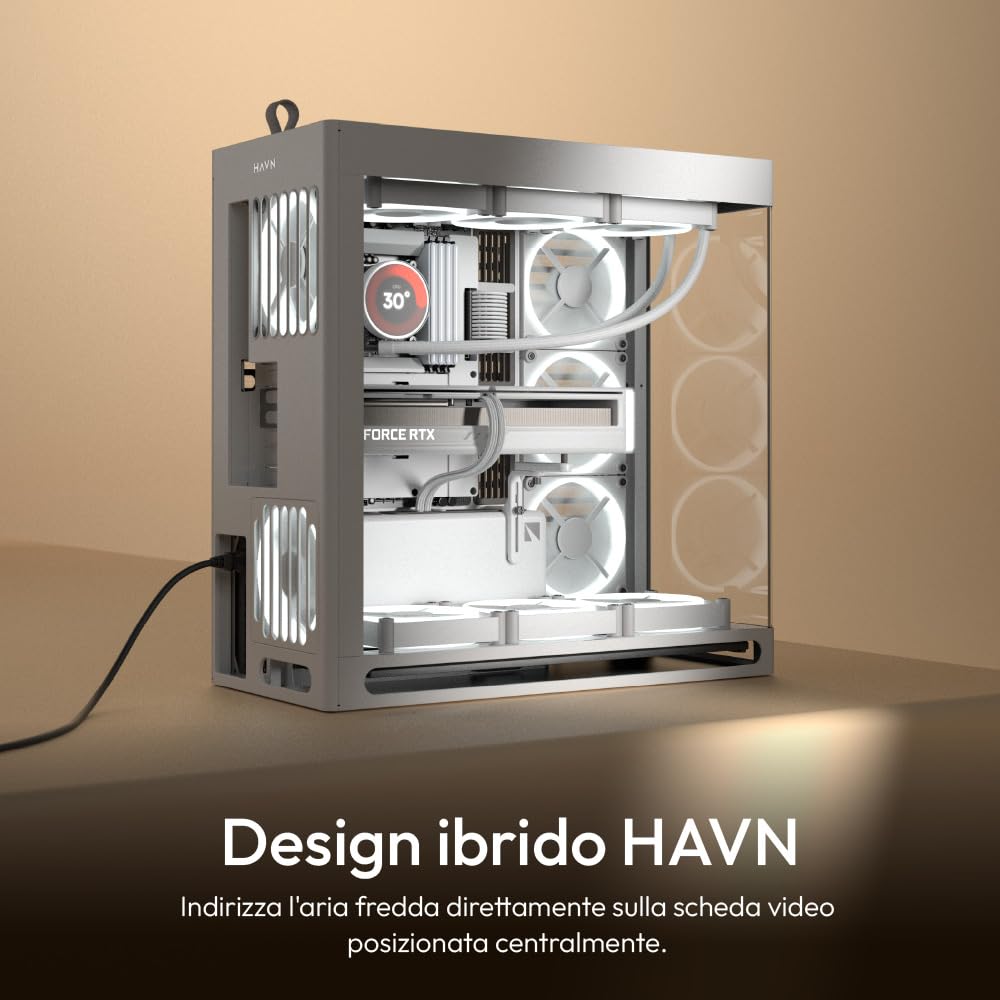 Havn Hs 420 Midi Tower Bianco (havn Hs420 Premium Mid Tower Case - White)