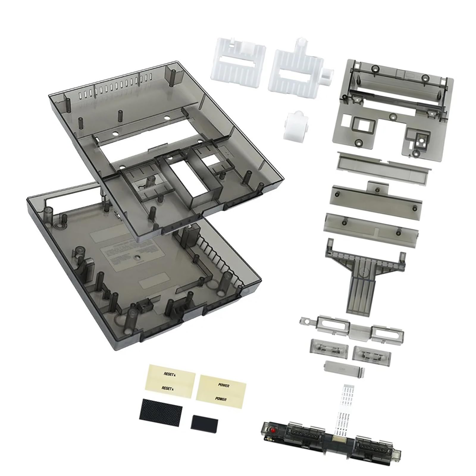 Coque de remplacement ABS pour couvercle de Console de couleur, pour la restauration de la Console de jeu et le remplacement du boîtier de relooking de couleur