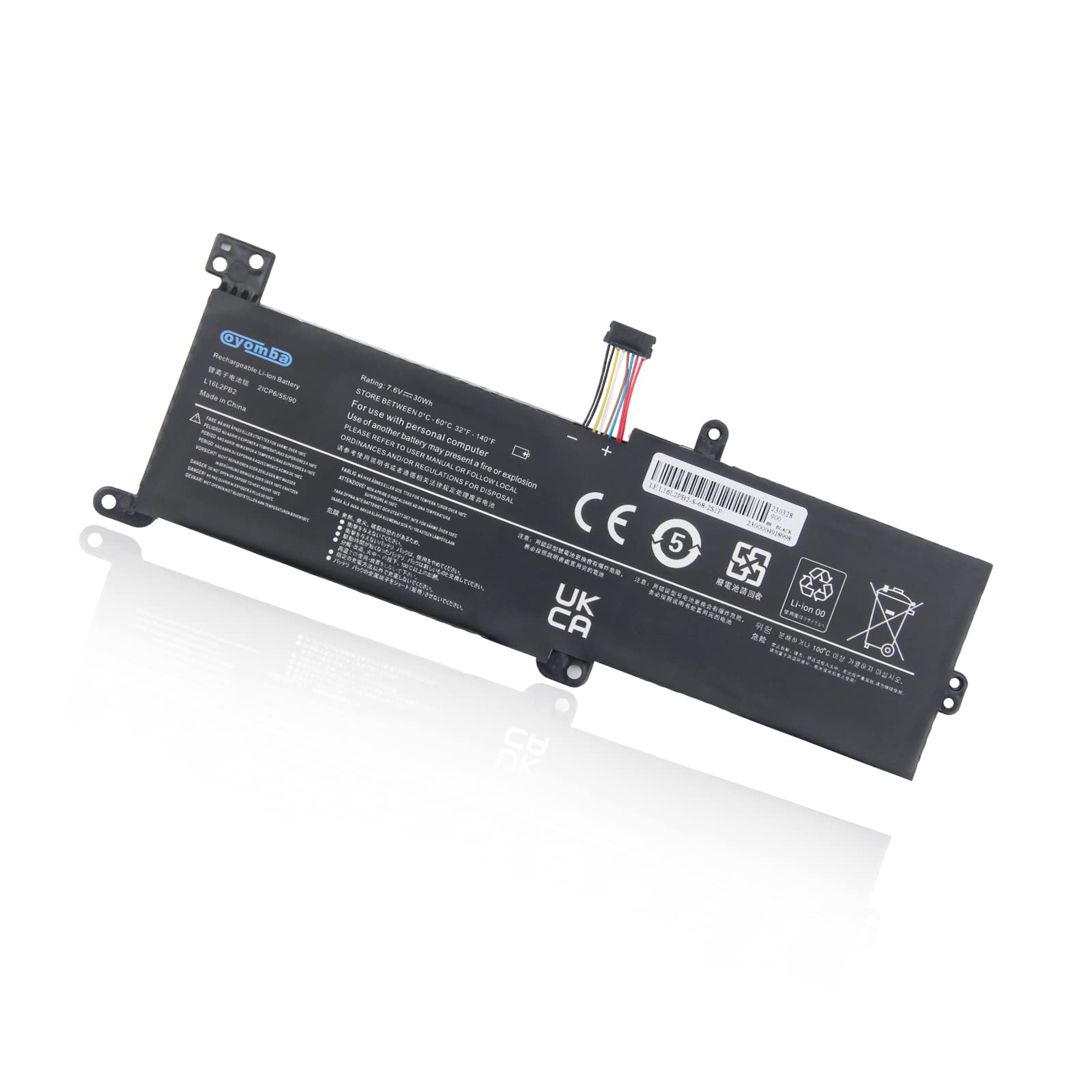 Batterie Pour Lenovo IdeaPad 320 - Modèle L16L2PB2, 7.5V 30Wh, Compatible 320-15IKB, 320-17ISK, V145, Etc.