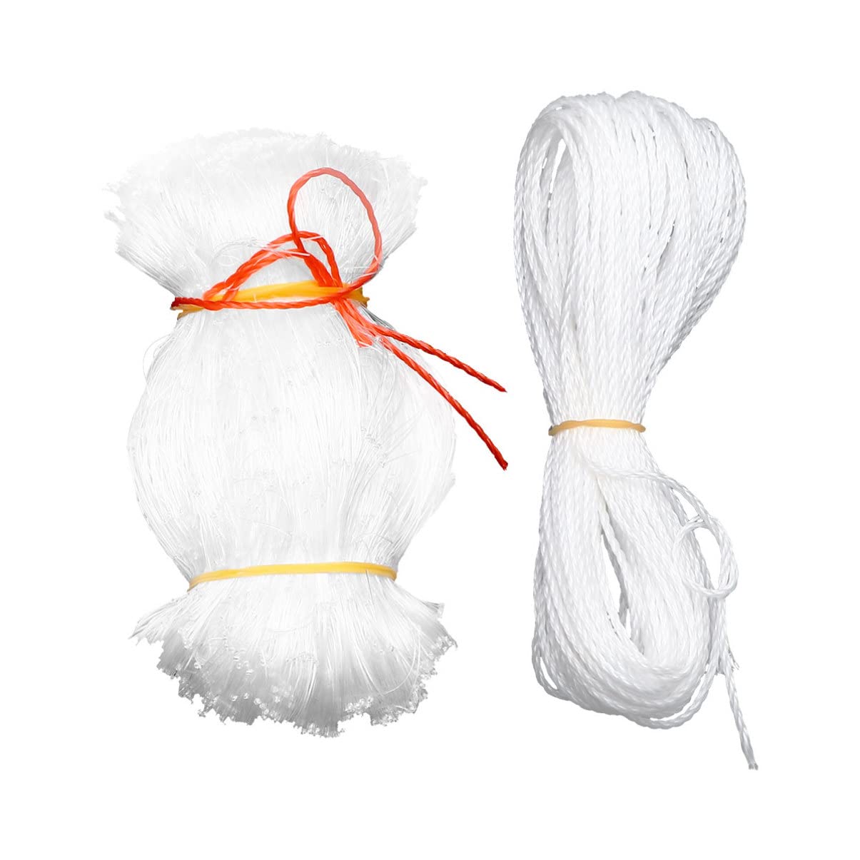 Angoily Pet Safety Net Banister Guard for -Fall Net Deck Balusters Child Safety Net Outdoor Deck Netting Banister Stair Mesh Cat Protecting Mesh Baby White Nylon The Cat Balcony Net