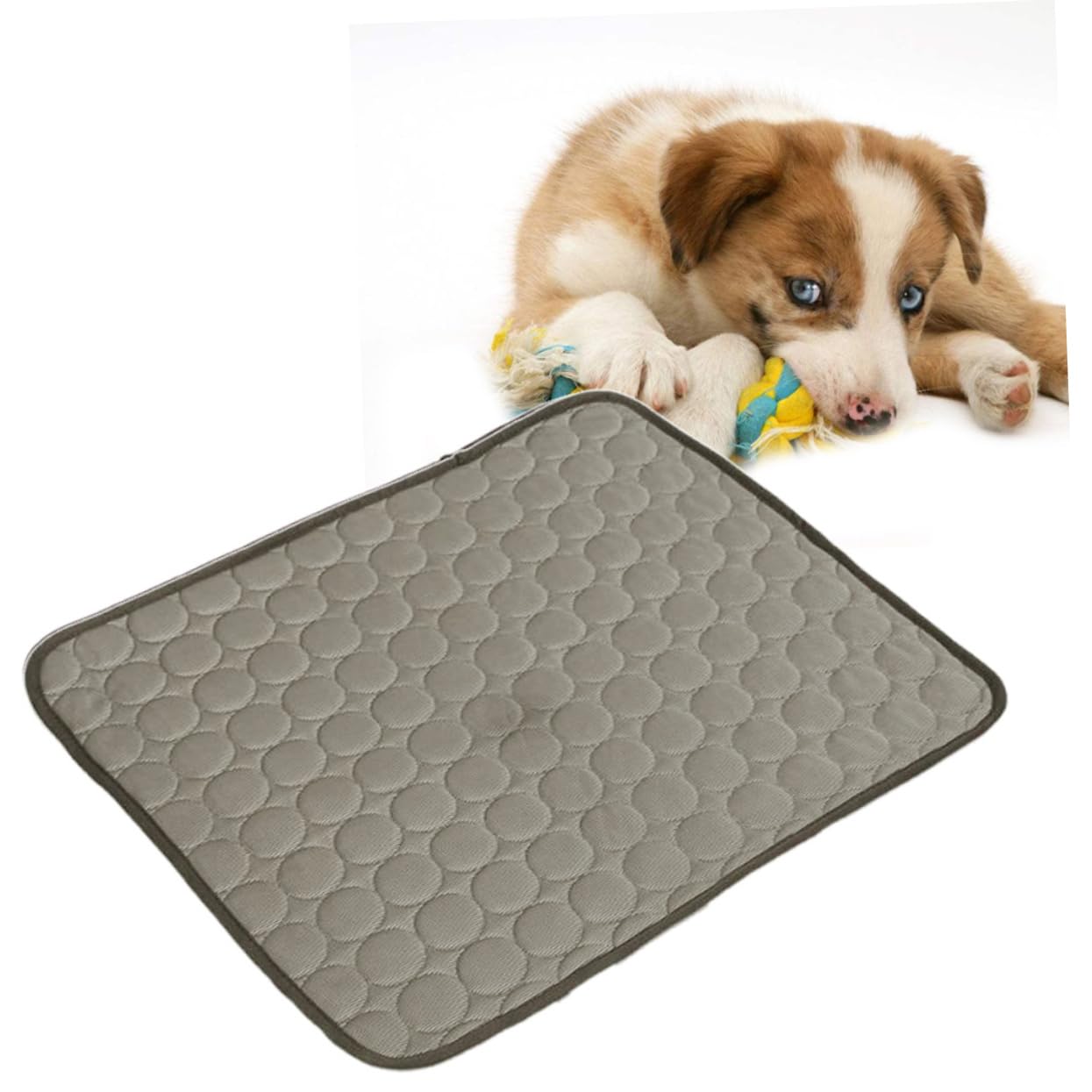 POPETPOP 3stücke Pet Ice Pad Kühlmatte Für Hunde Und Katzen Atmungsaktive Sommerdecke Kaffeefarben Für Drinnen Und Draußen Sorgt Für Angenehme Kühlung Bei Hitze