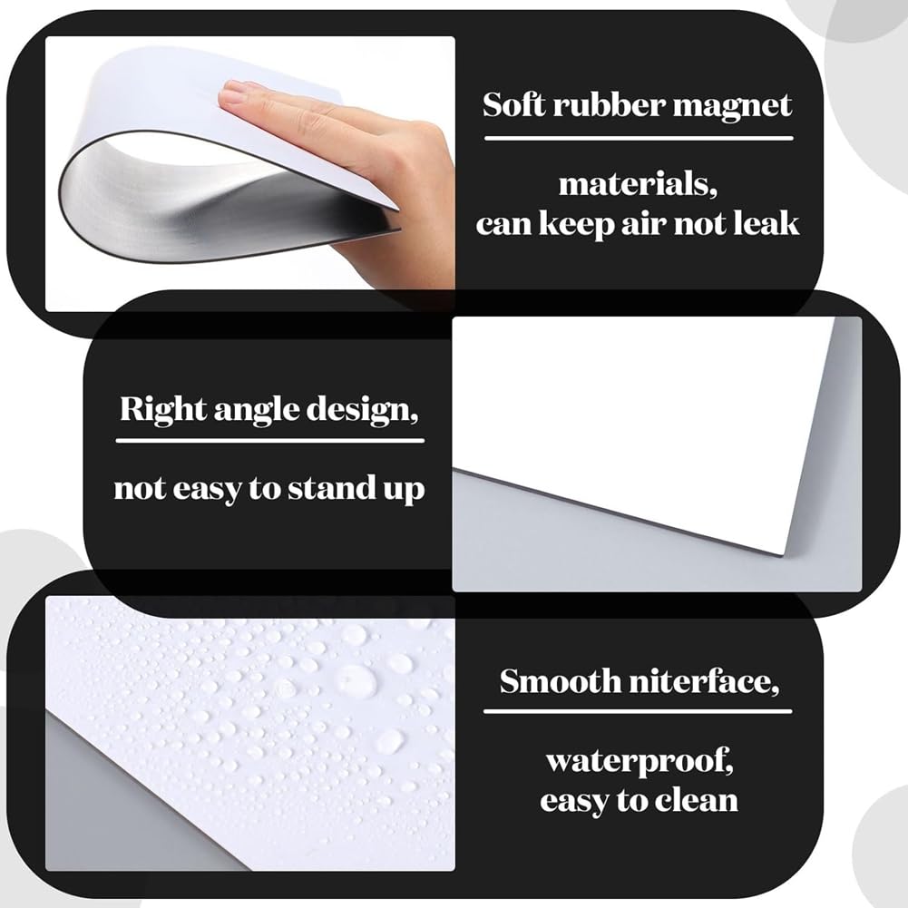 Coperchi Di Aerazione Magnetici Quadrati in 4 Pezzi,Spesso Coperchi Di Aerazione Magnetici A Terra per Bocche Di Aerazione e Registri Soffitto, Bocche Di Aerazione Non Incluse