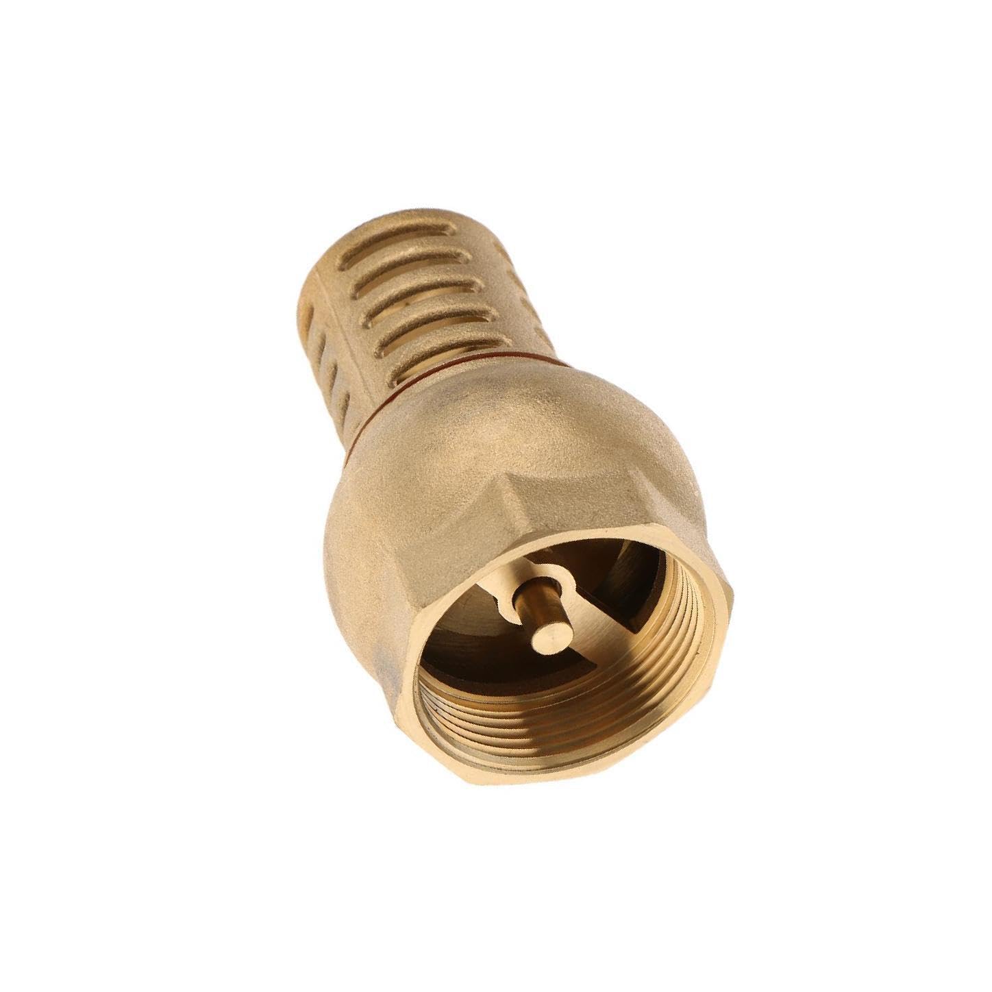 QLECXZI Brass Foot Valve Check Valve Solid Performance Water Pump Effective Strainer Bottom Female Thread Foot Pump Inlet Filter Reliably Filtering.Prevent