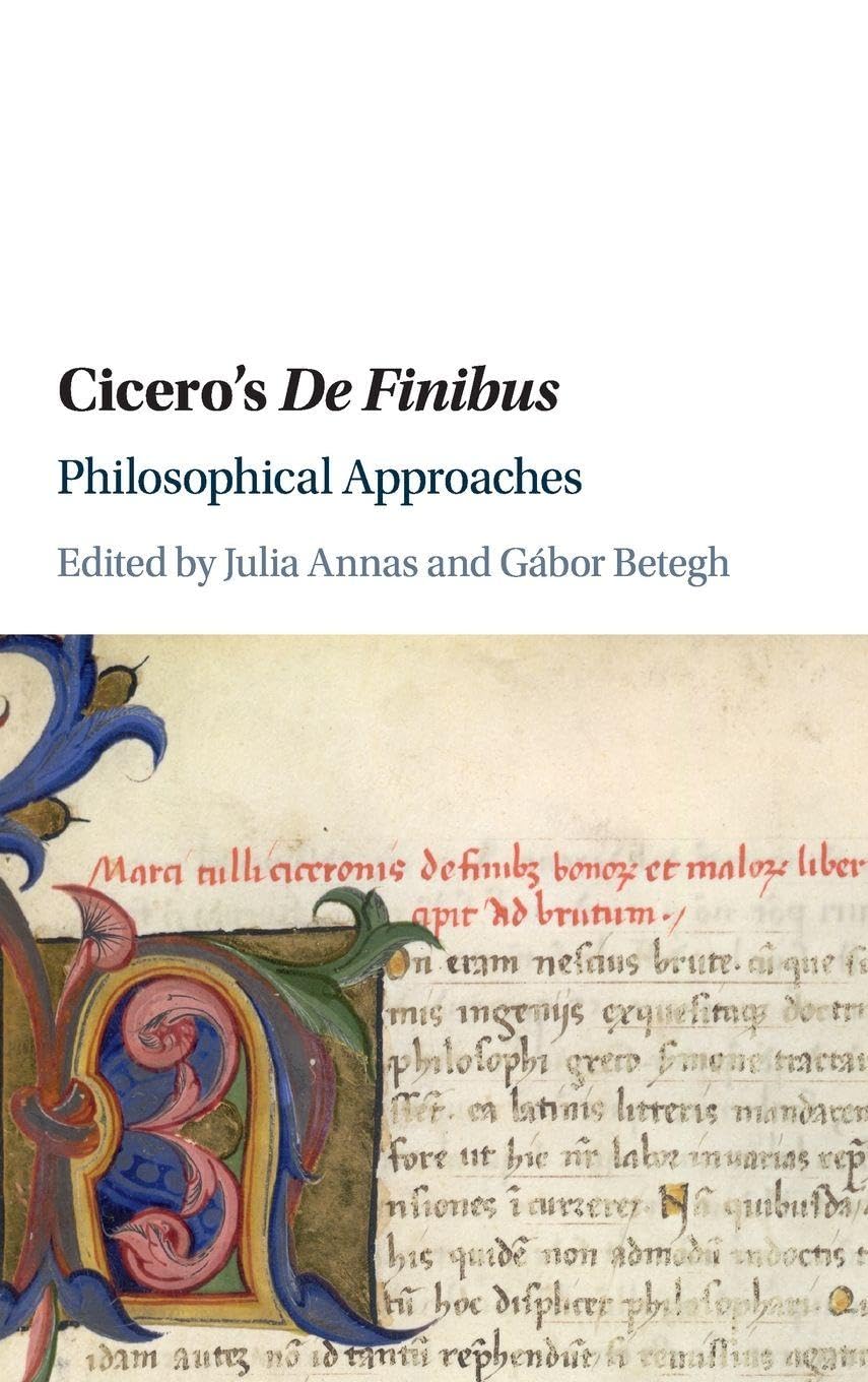 Cicero's De Finibus by Julia Annas, Gbor Betegh - 9781107074835