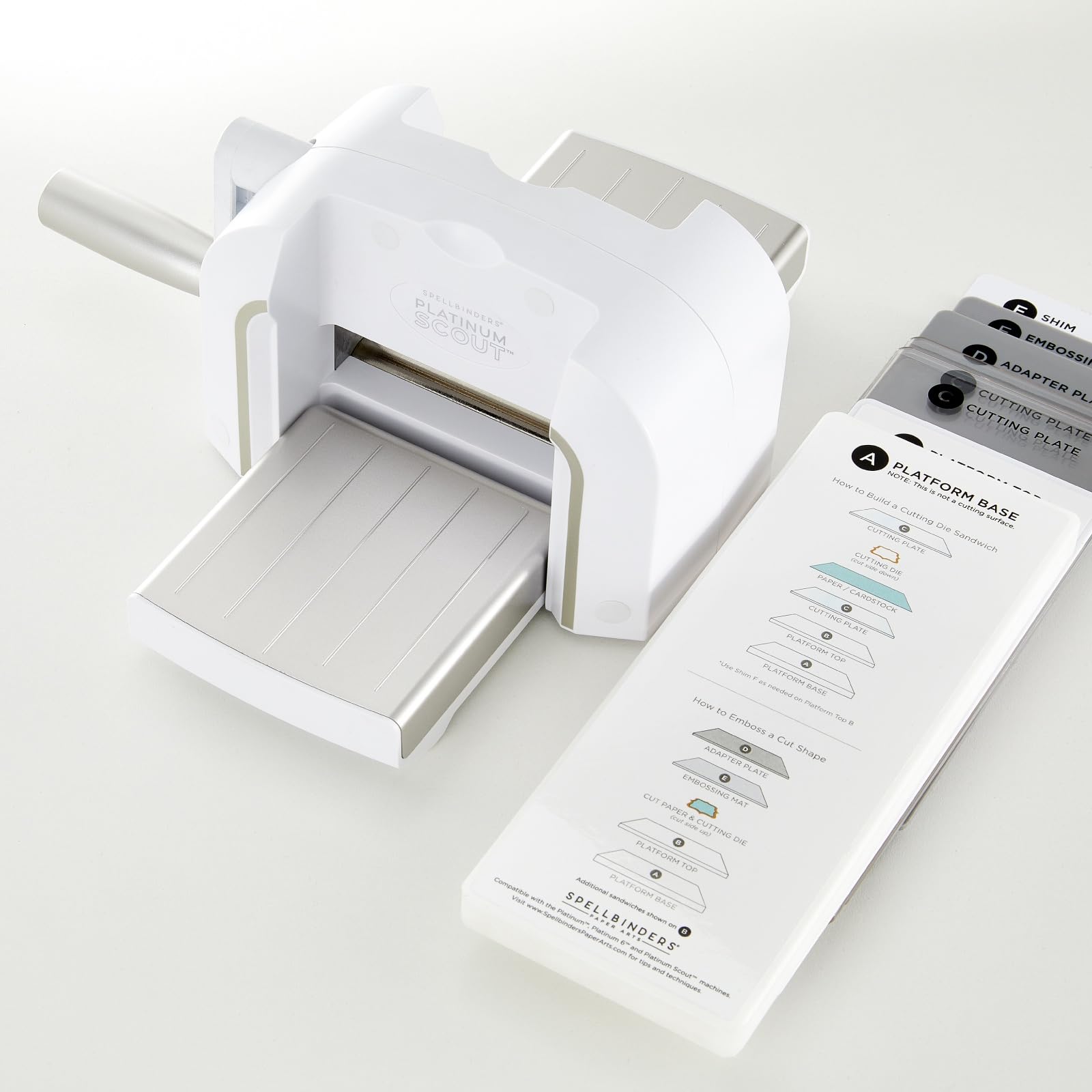 Spellbinders Platinum Scout Machine-White