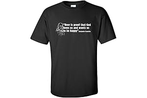 Beer Is Proof That God Loves Us Funny Sarcastic Humor Adult Very Funny T Shirt